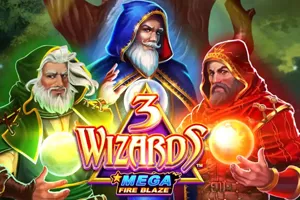 Playtech : Mega Fire Blaze: 3 Wizards - SPACEMANSLOT88