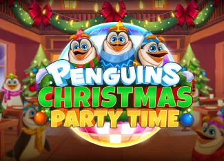 Penguins Christmas Party Time - SPACEMANSLOT88