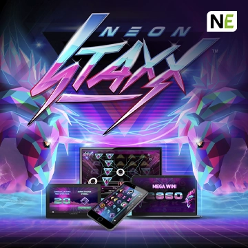 NetEnt : Neon Staxx - SPACEMANSLOT88