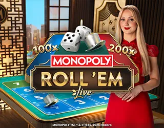 MONOPOLY Roll em - SPACEMANSLOT88